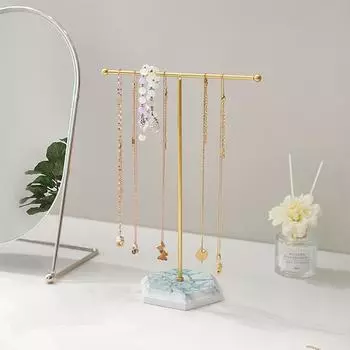 T-образный стенд для демонстрации цветов накладных ногтей, шаблон для гель-лака, подставка для образцов, полка для практики нанесения лака на ногти White base золотой