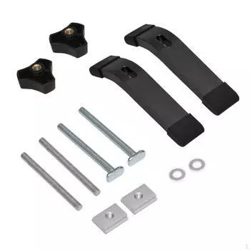 T-образный зажим для удерживания, алюминиевый сплав, регулируемая рабочая пластина для удержания, нержавеющая чёрный