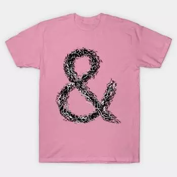 T Рубашка женщин Амперсанд Harajuku Печать Кавайи футболка Летний короткий рукав женский футболка Top Tee S