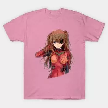 T Рубашка женщин Асука Harajuku Печать Кавайи футболка Летний короткий рукав женский футболка Top Tee S