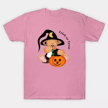 T Рубашка женщин Baby Bear Treat Harajuku Печать Кавайи футболка Летний короткий рукав женский футболка Top Tee S