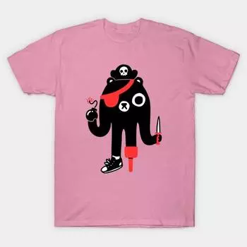 T Рубашка женщин Bearrr Harajuku Печать Кавайи Футболка Летний короткий рукав женский футболка Top Tee S