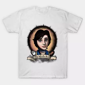 T Рубашка женщин Бесконечная девушка Harajuku Печать Кавайи футболка Летний короткий рукав женский футболка Top Tee S