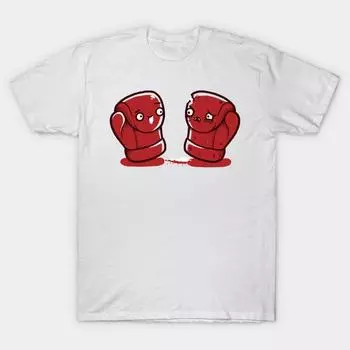 T Рубашка женщин Боксерские перчатки Harajuku Печать Кавайи Футболка Летний короткий рукав женский футболка Top Tee S