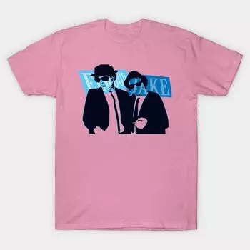 T Рубашка женщин Братья Блюз Harajuku Печать Кавайи футболка Летний короткий рукав женский футболка Top Tee S