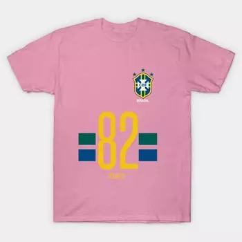 T Рубашка женщин Бразилия 82 Harajuku Печать Кавайи Футболка Летний короткий рукав женский футболка Top Tee S