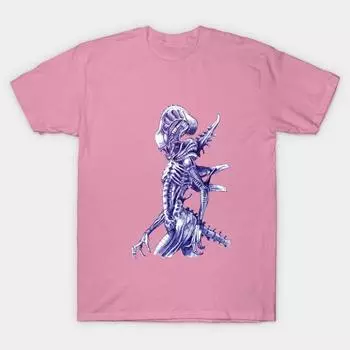 T Рубашка женщин Чужой Harajuku Печать Кавайи футболка Летний короткий рукав женский футболка Top Tee S