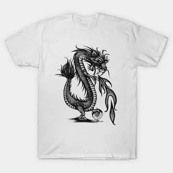 T Рубашка женщин Дракон Harajuku Печать Кавайи футболка Летний короткий рукав женский футболка Top Tee S розовый