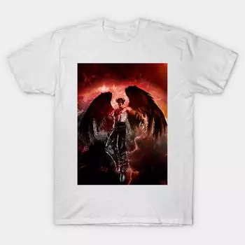 T Рубашка женщин Джин Казама Теккен Harajuku Печать Кавайи Футболка Летний короткий рукав женский футболка Top Tee S белый