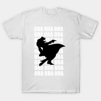 T Рубашка женщин Джотаро Ора Ора Harajuku Печать Кавайи Футболка Летний короткий рукав женский футболка Top Tee S