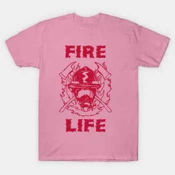 T Рубашка женщин Fire Life Harajuku Печать Кавайи футболка Летний короткий рукав женский футболка Top Tee S