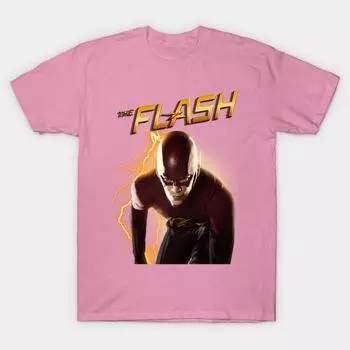 T Рубашка женщин Flash Harajuku Печать Кавайи футболка Летний короткий рукав женский футболка Top Tee S розовый