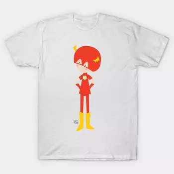 T Рубашка женщин Flash Harajuku Печать Кавайи футболка Летний короткий рукав женский футболка Top Tee S розовый