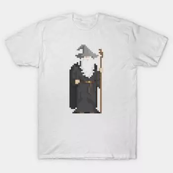 T Рубашка женщин Гэндальф Серый Harajuku Печать Кавайи Футболка Летний короткий рукав женский футболка Top Tee S