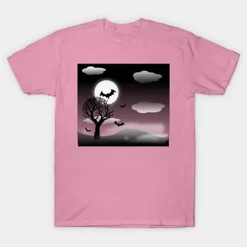 T Рубашка женщин Хэллоуин Harajuku Печать Кавайи футболка Летний короткий рукав женский футболка Top Tee S розовый