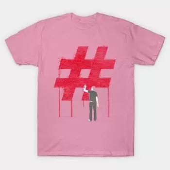 T Рубашка женщин Хэштег Harajuku Печать Кавайи футболка Летний короткий рукав женский футболка Top Tee S