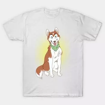 T Рубашка женщин Хаски Harajuku Печать Кавайи футболка Летний короткий рукав женский футболка Top Tee S белый