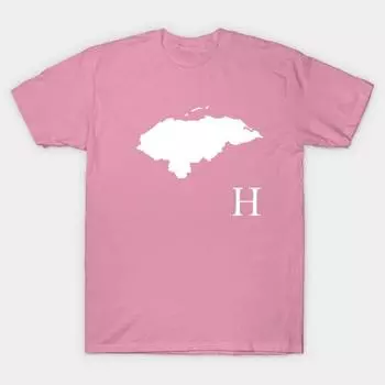 T Рубашка женщин Карта Гондураса и H Harajuku Печать Кавайи футболка Летний короткий рукав женский футболка Top Tee S