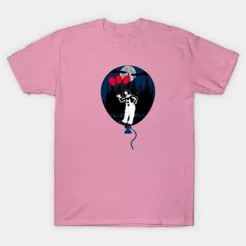 T Рубашка женщин Клоун В Ночи Harajuku Печать Кавайи Футболка Летний короткий рукав женский футболка Top Tee S