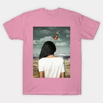 T Рубашка женщин Корона Harajuku Печать Кавайи Футболка Летний короткий рукав женский футболка Top Tee S