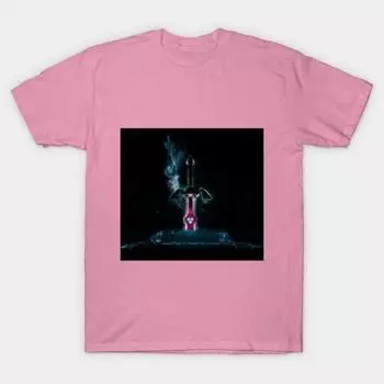 T Рубашка женщин Меч Harajuku Печать Кавайи футболка Летний короткий рукав женский футболка Top Tee S