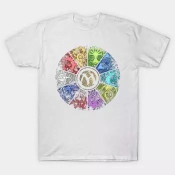 T Рубашка женщин Mtg Faded Guild Wheel Harajuku Печать Кавайи Футболка Летний короткий рукав женский футболка Top Tee S