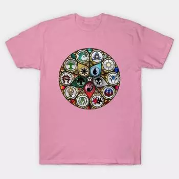 T Рубашка женщин Mtg Витражи Harajuku Печать Кавайи Футболка Летний короткий рукав женский футболка Top Tee S