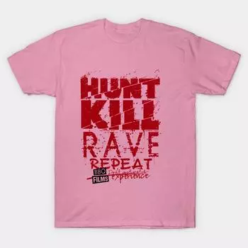 T Рубашка женщин Охота Kill Rave Повтор Harajuku Печать Кавайи футболка Летний короткий рукав женский футболка Top Tee S