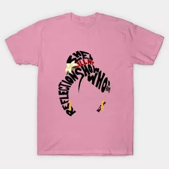 T Рубашка женщин Отражение Harajuku Печать Кавайи футболка Летний короткий рукав женский футболка Top Tee S