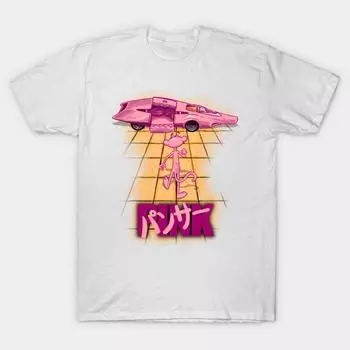 T Рубашка женщин Пинкира Пантера Harajuku Печать Кавайи Футболка Летний короткий рукав женский футболка Top Tee S