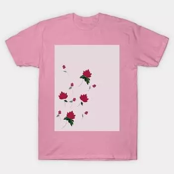 T Рубашка женщин Сила цветов Harajuku Печать Кавайи футболка Летний короткий рукав женский футболка Top Tee S