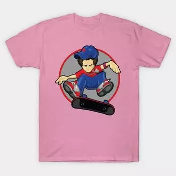 T Рубашка женщин Скейтбордист Harajuku Печать Кавайи футболка Летний короткий рукав женский футболка Top Tee S