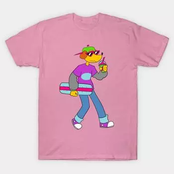 T Рубашка женщин Slushy Puppy Harajuku Печать Кавайи футболка Летний короткий рукав женский футболка Top Tee S