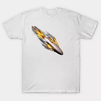 T Рубашка женщин Смерть Дирижабль Судьбы Harajuku Печать Кавайи Футболка Летний короткий рукав женский футболка Top Tee S