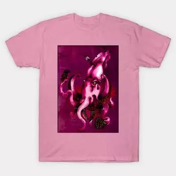 T Рубашка женщин Squidz N Stuff Harajuku Печать Кавайи футболка Летний короткий рукав женский футболка Top Tee S