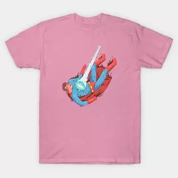 T Рубашка женщин Супер герой Harajuku Печать Кавайи футболка Летний короткий рукав женский футболка Top Tee S