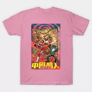 T Рубашка женщин Super Infra Man Harajuku Печать Кавайи футболка Летний короткий рукав женский футболка Top Tee S