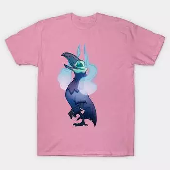 T Рубашка женщин Светящаяся птица Harajuku Печать Кавайи футболка Летний короткий рукав женский футболка Top Tee S