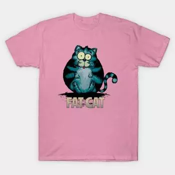 T Рубашка женщин Толстый Кот Harajuku Печать Кавайи футболка Летний короткий рукав женский футболка Top Tee S