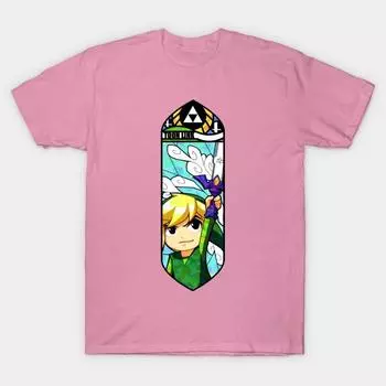 T Рубашка женщин Toon Link Harajuku Печать Кавайи футболка Летний короткий рукав женский футболка Top Tee S розовый