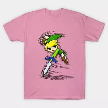 T Рубашка женщин Toon Link Harajuku Печать Кавайи футболка Летний короткий рукав женский футболка Top Tee S