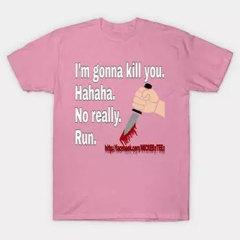 T Рубашка женщин Убить тебя Harajuku Печать Кавайи Футболка Летний короткий рукав женский футболка Top Tee S