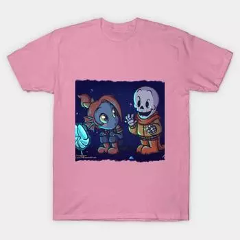 T Рубашка женщин Водопад Undertale Harajuku Печать Кавайи футболка Летний короткий рукав женский футболка Top Tee S