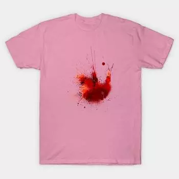 T Рубашка женщин Всплеск Космос Красный Harajuku Печать Кавайи футболка Летний короткий рукав женский футболка Top Tee S