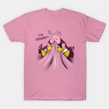 T Рубашка женщин Я голоден Harajuku Печать Кавайи футболка Летний короткий рукав женский футболка Top Tee S
