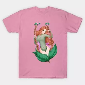 T Рубашка женщин Ядовитый Плющ Harajuku Печать Кавайи Футболка Летний короткий рукав женский футболка Top Tee S