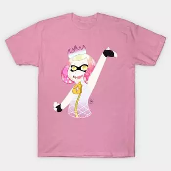 T Рубашка женщин Жемчуг Harajuku Печать Кавайи футболка Летний короткий рукав женский футболка Top Tee S розовый