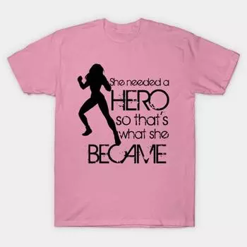 T Рубашка женщины Ей нужен герой Harajuku Печать Кавайи футболка Летний короткий рукав женский футболка Top Tee S