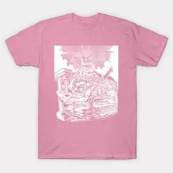 T Рубашка женщины Машинист Harajuku Печать Кавайи футболка Летний короткий рукав женский футболка Top Tee S