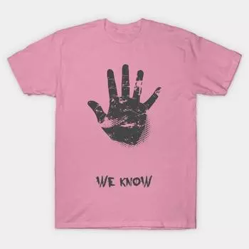 T Рубашка женщины Мы знаем Harajuku Печать Кавайи футболка Летний короткий рукав женский футболка Top Tee S